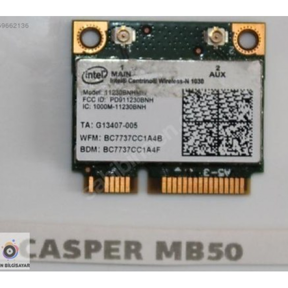 Casper Mb50 Mb55 Mb51 Wifi WİRELESS KARTI - Resim 2