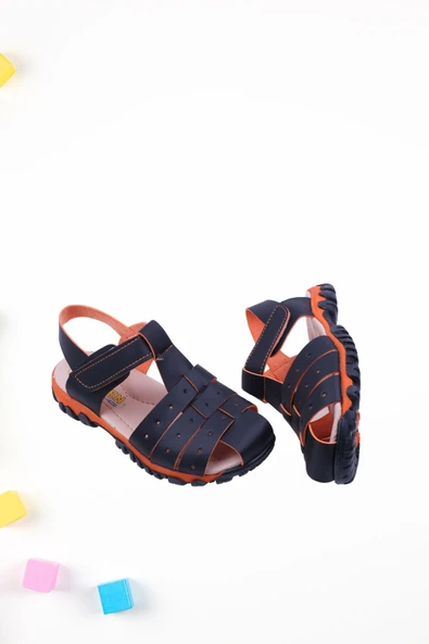 Walkenzo Arzen-2882 Erkek Çocuk Ortopedik Sandalet Ayakkabı ürün görseli 1
