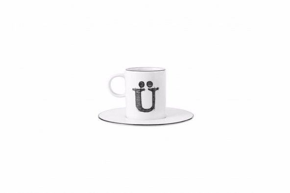 Porland Harf (Ü) Tabaklı Kahve Fincanı 85 Cc 04A+P021913 ürün görseli 1
