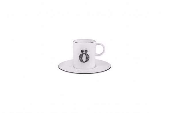 Porland Harf (Ö) Tabaklı Kahve Fincanı 85 Cc 04A+P021906 ürün görseli 1
