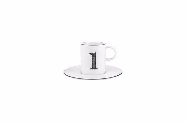 Porland Harf (L) Tabaklı Kahve Fincanı 85 Cc 04A+P021902 ürün görseli 1