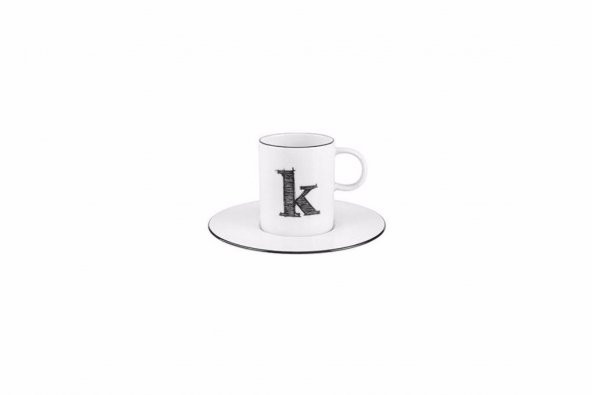 Porland Harf (K) Tabaklı Kahve Fincanı 85 Cc 04A+P021901 ürün görseli 1