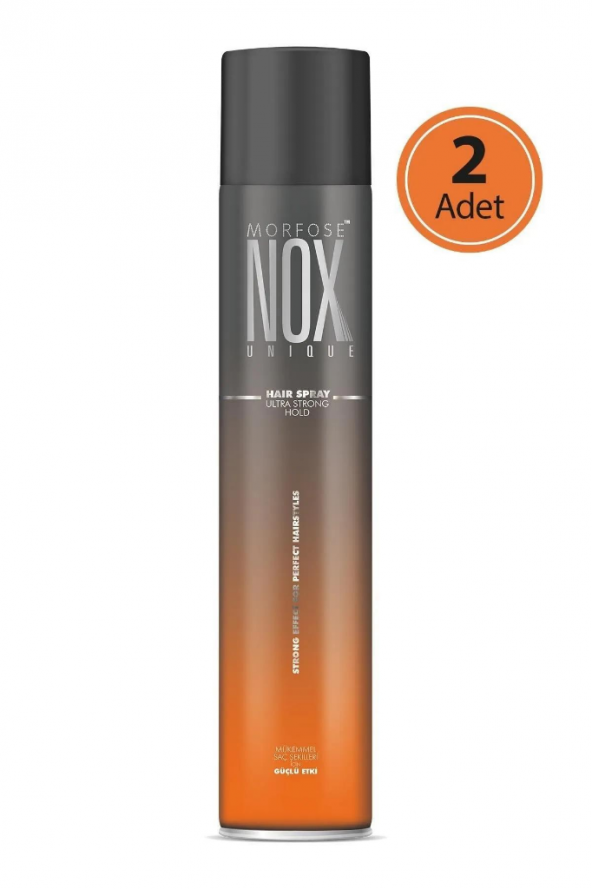 Morfose NOX Saç Spreyi Ultra Güçlü Etki 400 Ml 2 Adet ürün görseli 1