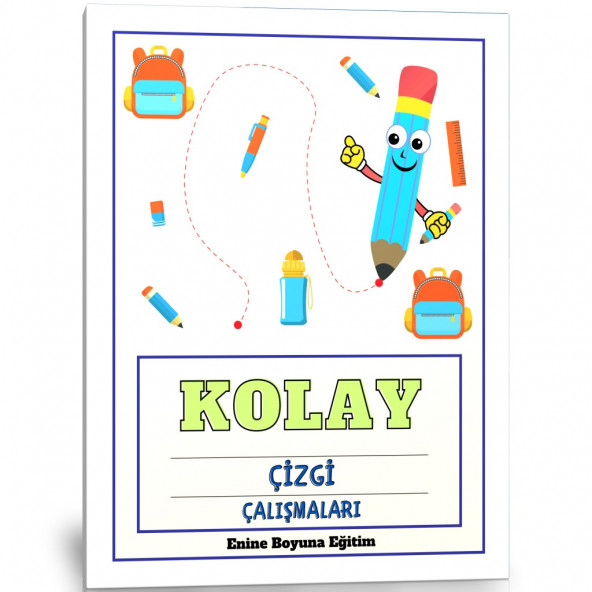 Kolay Çizgi Çalışmaları YAZ SİL Kitabı ürün görseli 1