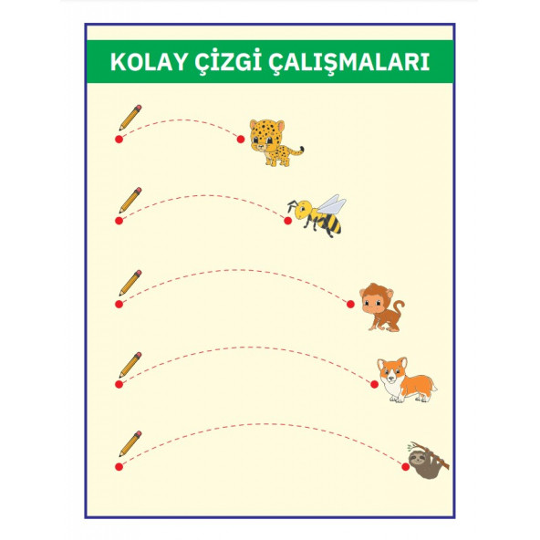 Kolay Çizgi Çalışmaları YAZ SİL Kitabı - Resim 3