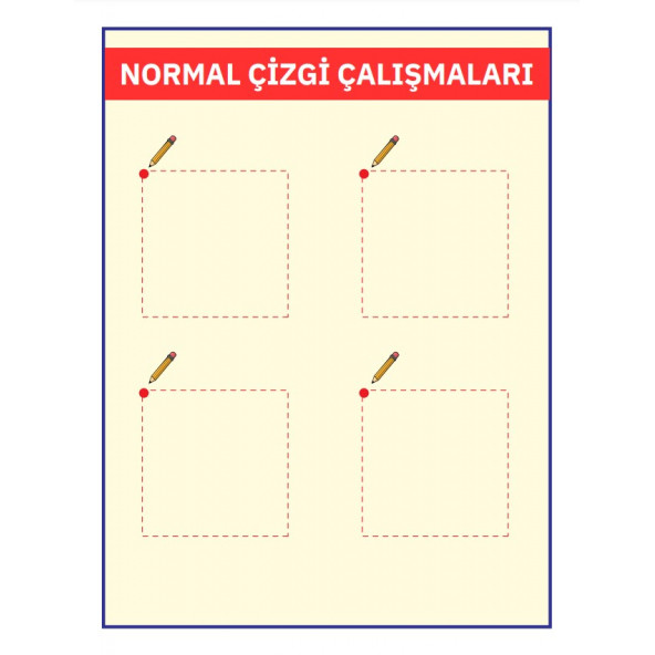 Normal Çizgi Çalışmaları YAZ SİL Kitabı - Resim 2
