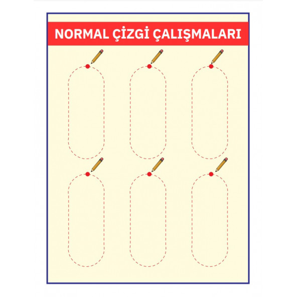 Normal Çizgi Çalışmaları YAZ SİL Kitabı - Resim 3