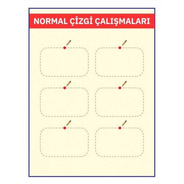 Normal Çizgi Çalışmaları YAZ SİL Kitabı - Resim 4