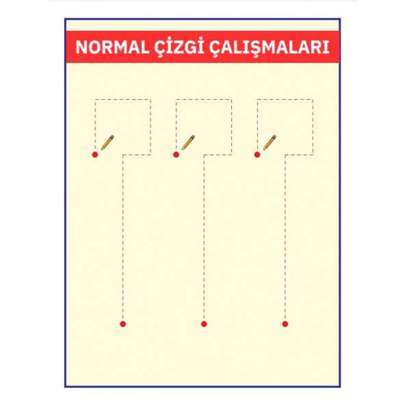 Normal Çizgi Çalışmaları YAZ SİL Kitabı - Resim 5