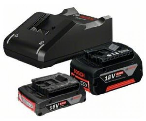 Bosch Başlangıç Seti 18V 2,0Ah + 4,0Ah + GAL18v-40 ürün görseli 1