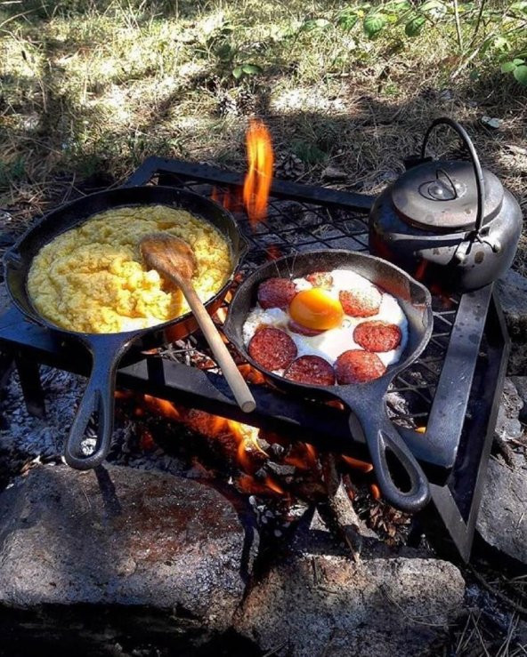 Campout Döküm Tava 10 INCH - Resim 2