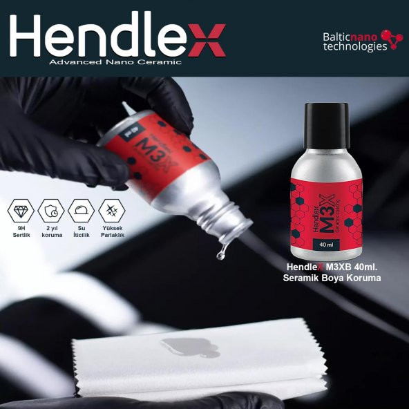 HENDLEX Seramik Boya Koruma / M3X 40ml sise - Resim 3