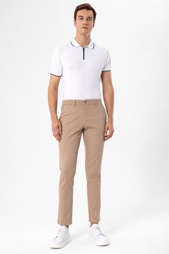 Slim Kalıp Armürlü Pantolon - Resim 2