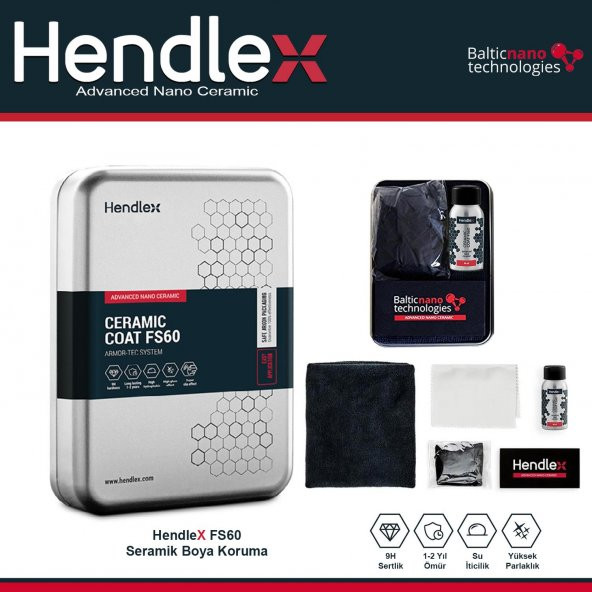 HENDLEX Seramik Boya Koruma / FS60S 40ml. Set - Resim 3