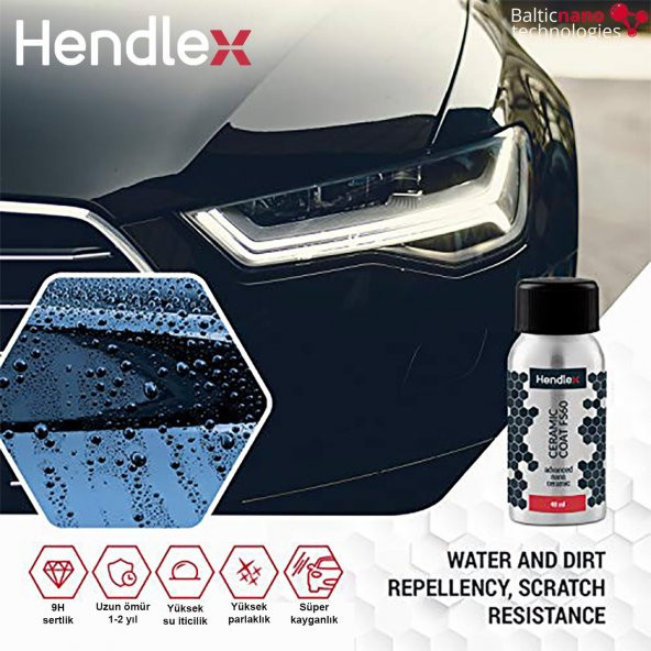 HENDLEX Seramik Boya Koruma / FS60 40ml sise - Resim 3
