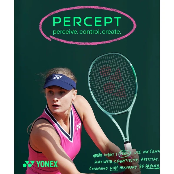 PTTAVM: Yonex Percept 100 Inch 300 Gram (Kordajsız) Zeytin Yeşili