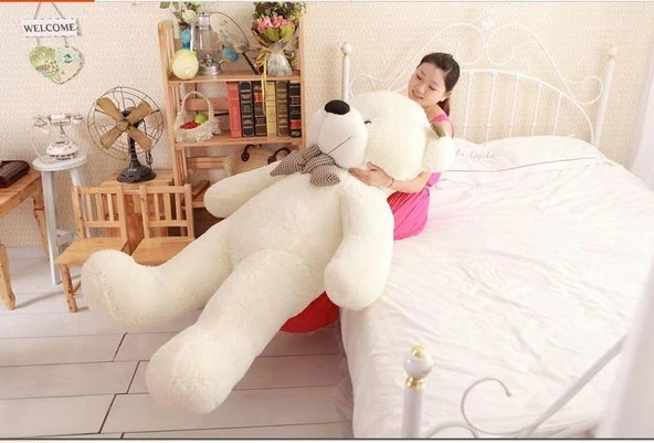 90 cm Papyonlu Peluş Ayıcık - % 100 YERLİ - Resim 11