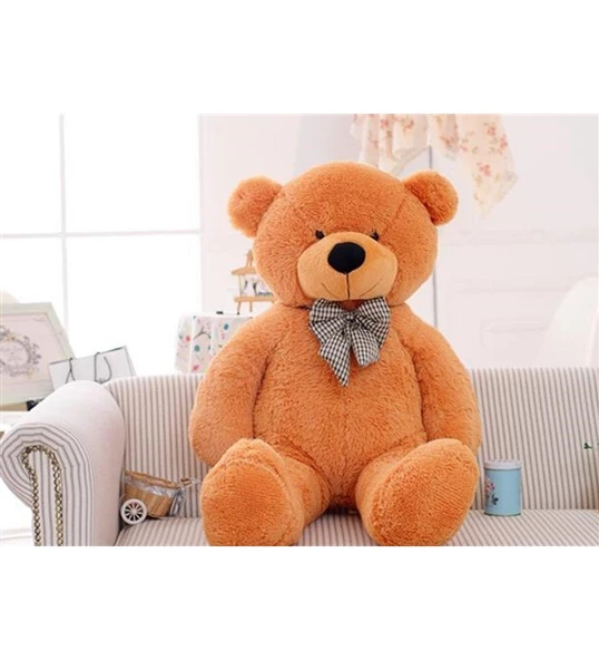 90 cm Papyonlu Peluş Ayıcık - % 100 YERLİ - Resim 8