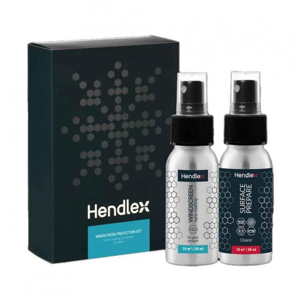 HENDLEX Cam Temizlik ve Su itici Set 50ml.x2 ürün görseli 1