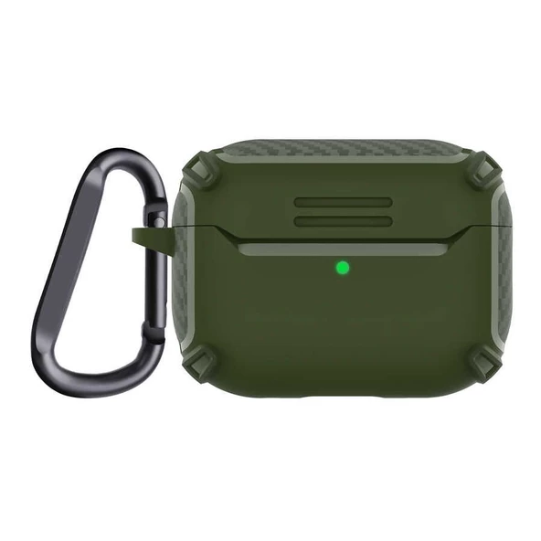 Smcase Apple Airpods Pro 2 Kılıf Karbon Görünüm Sert Armor A26 ürün görseli 1