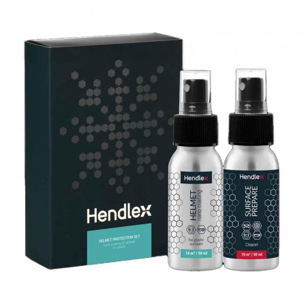 HENDLEX Kask Temizlik & Koruma Set 50mlx2 ürün görseli 1