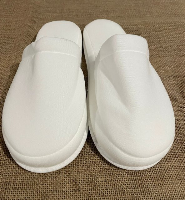 Çift Kat Polyester Havlu Süslenebilir Lohusa Terliği Kalın Sünger Taban  Otel Banyo Terlik ürün görseli 1