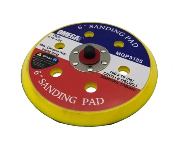 Havalı Zımpara Tabanı Delikli 150mm ürün görseli 1