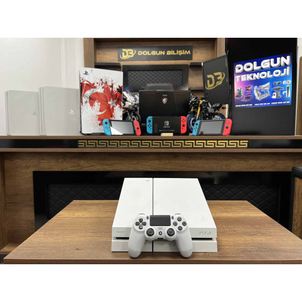 PlayStation 4 Beyaz 500 GB Tek Kol  Playstation4 - ps4 - PS4 - Ps4 (İKİNCİ EL) ürün görseli 1