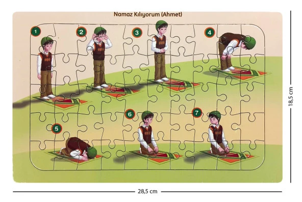 Namaz Kılıyorum (Ahmet) Yapboz-1126 ürün görseli 1