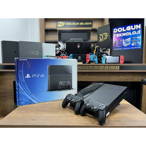 PlayStation 4 Parlak Kutulu 500 GB Çift Kol  playstation 4 - PlayStation4 - Ps4 - ps4 (İKİNCİ EL) ürün görseli 1