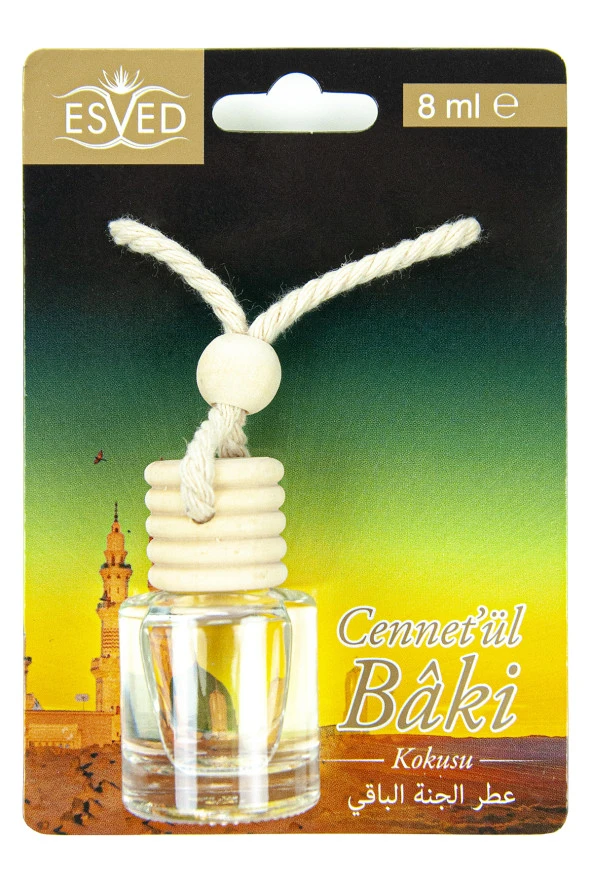 Cam Şişe Cennet'ül Baki Araba Kokusu 8 ml ürün görseli 1