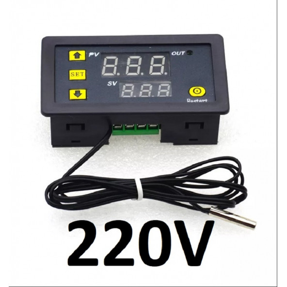 W3230 220v Dijital Termostat Kuluçka Makinalarına Uygun Hassas ürün görseli 1