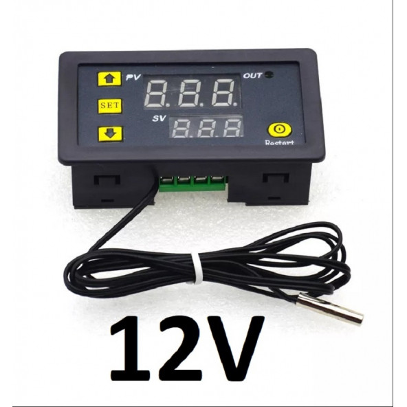 W3230 12Volt 1500W Termostat kuluçka Uygun Hassas ürün görseli 1