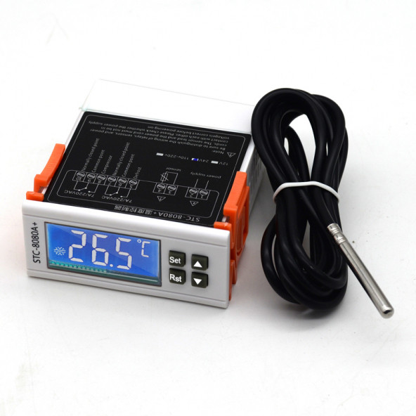 STC-8080A+ 220V 7A Soğutma&Defrost Termostat ürün görseli 1