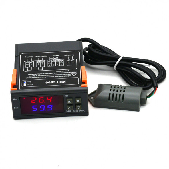 SHT2000 220v 10A Isı ve Nem Kontrolörü ürün görseli 1