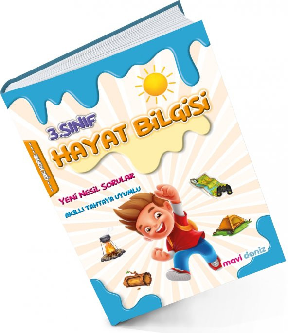 Mavi Deniz 2024 3. Sınıf Hayat Bilgisi Yeni Nesil Sorular ürün görseli 1