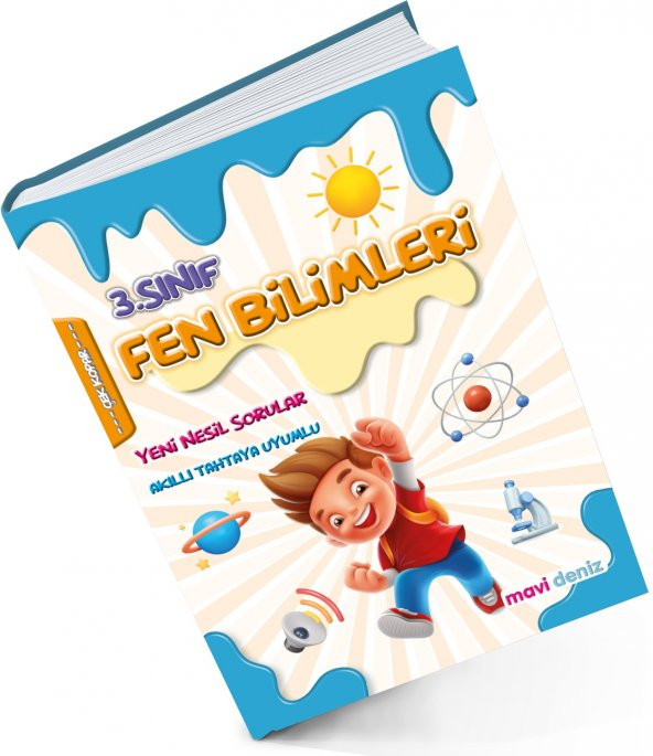 Mavi Deniz 2024 3. Sınıf Fen Bilimleri Yeni Nesil Sorular ürün görseli 1