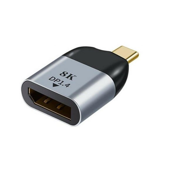 Type C To Displayport Kablo Ucu Dp Mini Çevirici Dönüştürücü Adaptör ürün görseli 1