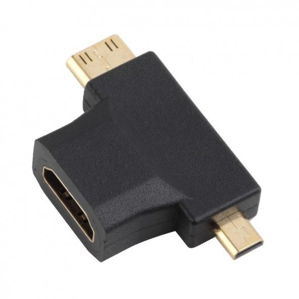 Mini Micro Mikro Hdmi Çevirici Dönüştürücü Adaptör - Resim 4