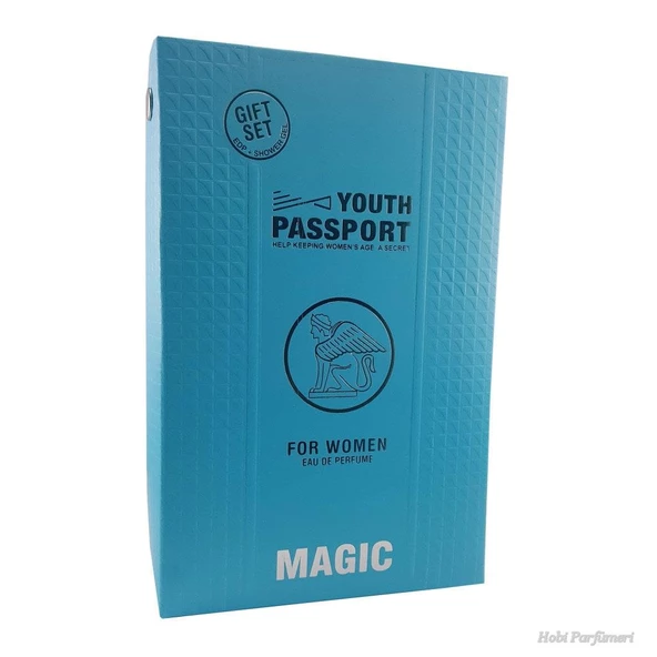 Youth Passport 75ml Edp Magıc+ Duş Jeli 200ml Kadın Parfüm Set ürün görseli 1