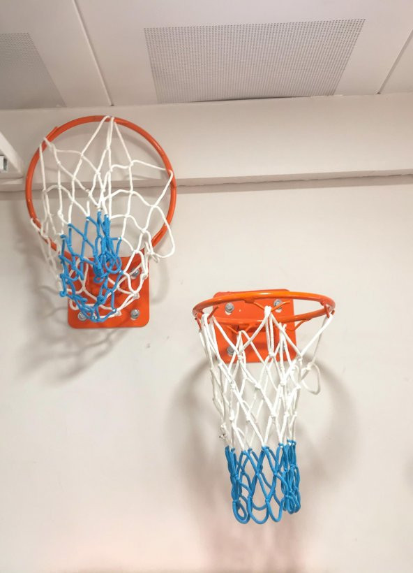 Adelinspor Basketbol Filesi 4 mm Floş İp İki Renk 50 Çift ( 100 adet) ürün görseli 1