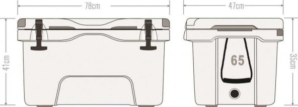 Icepeak Aden Plus Buzluk 65 Litre - Resim 4