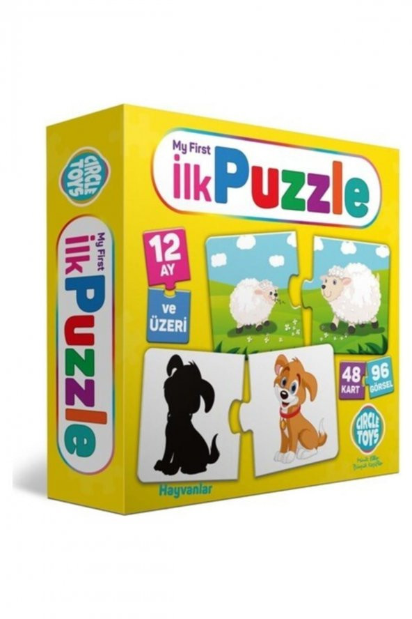 Ilk Puzzle Hayvan Birleştime Bebek Gelişim Oyunu ürün görseli 1