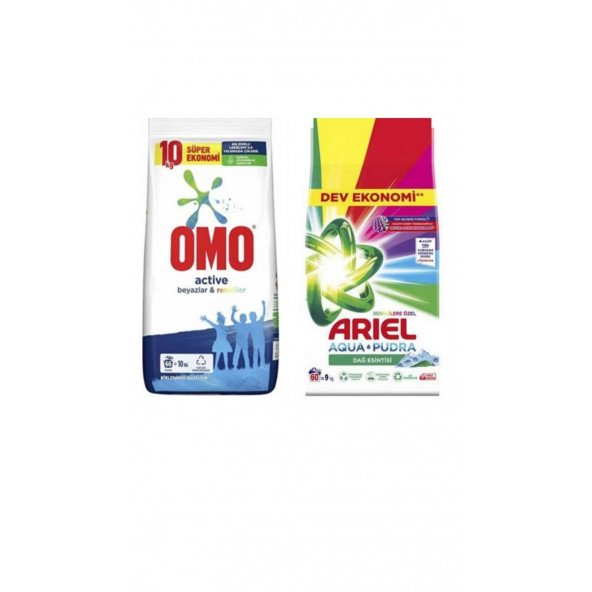 Omo 10 kg & Ariel 9 kg ürün görseli 1