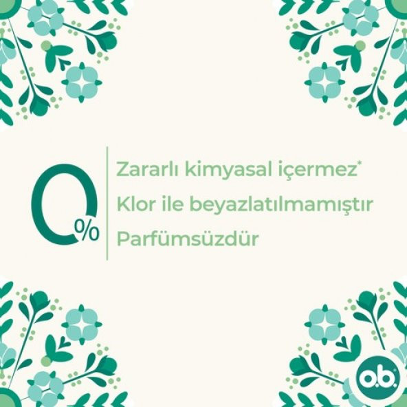 O.B. O.b Organic Super Tampon 16lı Paket - Resim 5