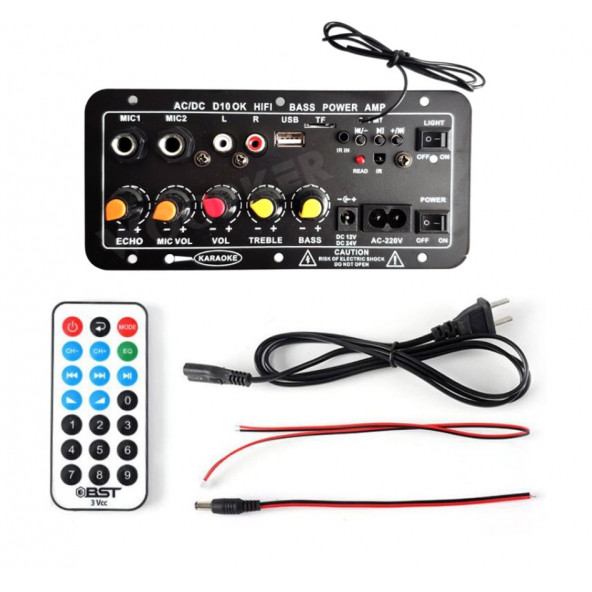 Oto&Motorsiklet&Ev Subwoofer Amfi-Equalizer - Resim 2