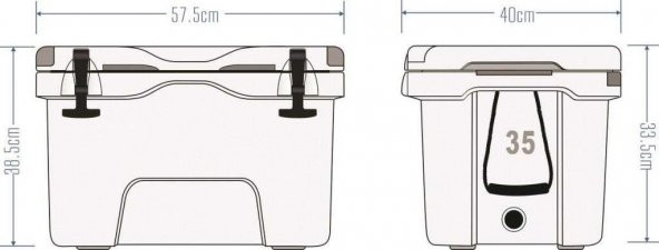 Icepeak Aden Plus Buzluk 35 Litre - Resim 2