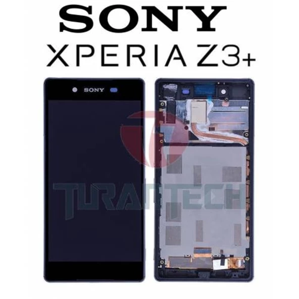 Sony Xpreia Z3 Plus Z3+ E6553 Lcd Ekran Dokunmatik Çıtalı ürün görseli 1