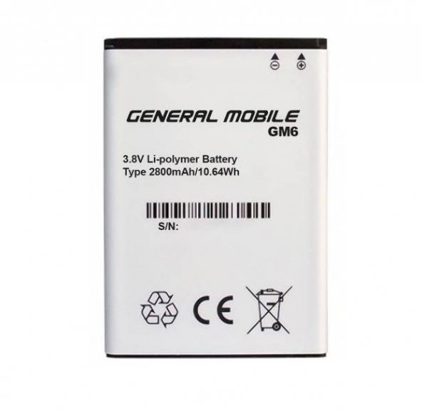 General Mobile Gm 6 2800 Mah Batarya ürün görseli 1