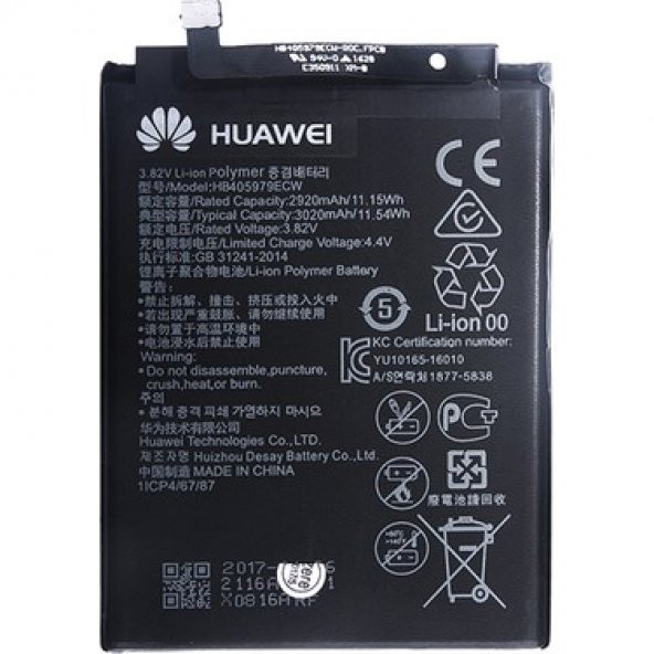 Huawei Y5 Prime 2018 Hb405979Ecw Batarya Pil ürün görseli 1